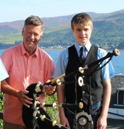 Bagpipes return to Scotland